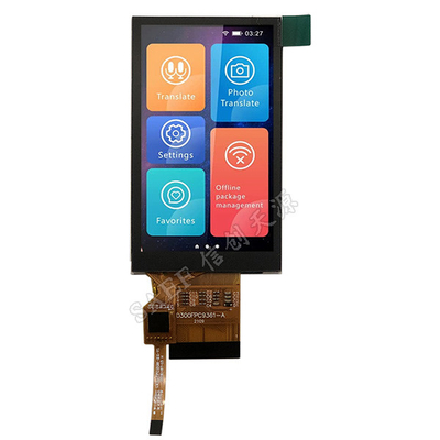 3" tela táctil capacitivo de Pin With PCAP da relação 40 do tela táctil S6D04D1 MCU 8bits 16bits da polegada 240x400 TFT LCD