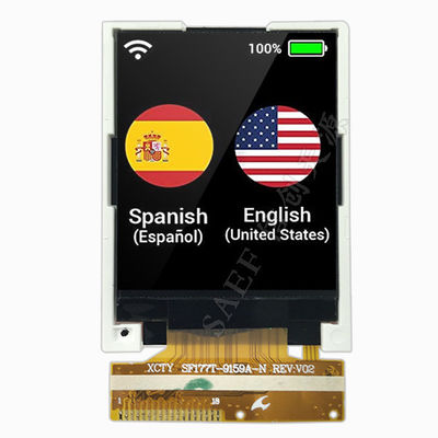 1.77 polegadas LCD TFT com 4 fios Resistivo touch screen 128x160 SPI Interface driver ILI9163C Compacto display incorporado