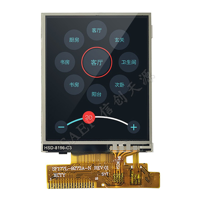 1.77" LCD touch screen display 128x160 TN Panel para dispositivos inteligentes tela frontal