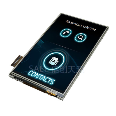 45 relação da polegada 480x800 HX8369-A01 Mipi da tela de exposição 4,3 do IPS TFT LCD dos pinos