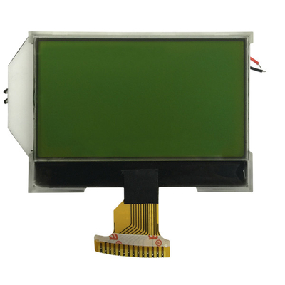 O gráfico monocromático verde amarelo LCD de STN indica 128x64 3.3V positivo SPI
