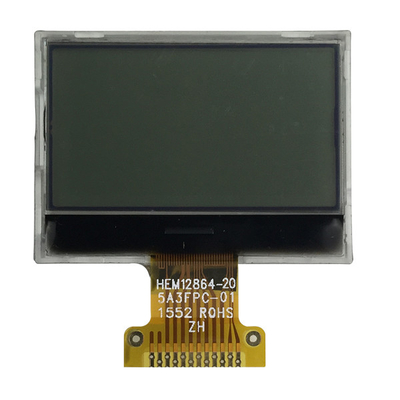 Relação positiva da RODA DENTEADA 3.3V SPI da exposição gráfica de FSTN 128x64 LCD com luminoso branco