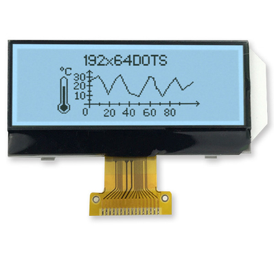 A RODA DENTEADA 192x64 LCD gráfico monocromático indica a relação positiva de FSTN UC1609C 3.3V SPI