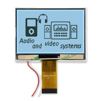 Relação positiva gráfica do módulo FSTN 3.3V MUC 8080 da exposição da RODA DENTEADA 240x160 LCD