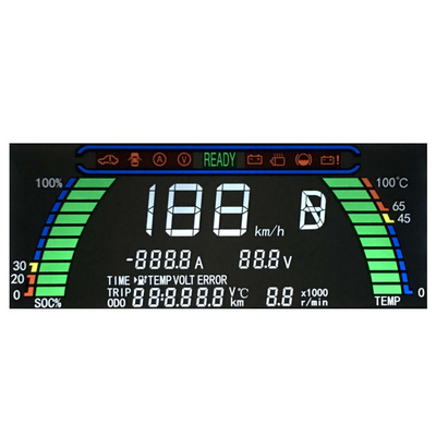 Exposição transmissiva negativa do TN LCD com o ODM ultra largo do OEM da temperatura de funcionamento