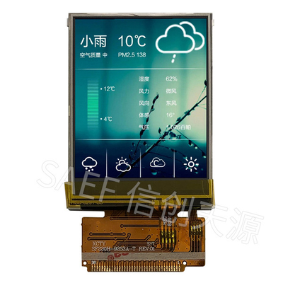 2.2" Display LCD TFT Touchscreen Resistivo, MCU LCD TFT de 2,2 polegadas 8Bits 16Bits Interface