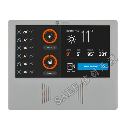1024x600 pontilha o ângulo de visão completo de 7 IPS dos pinos do toque 50 do módulo de TFT LCD da polegada