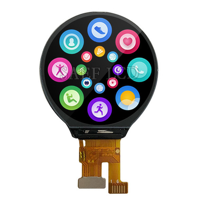 exposição de 240x240 Dot Round TFT LCD com GC9A01 relação de SPI da pista do fio 1 do toque 4