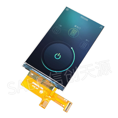 relação PPI alto ST7701S da polegada MIPI do LCD 3,1 do toque de 480X800 IPS TFT