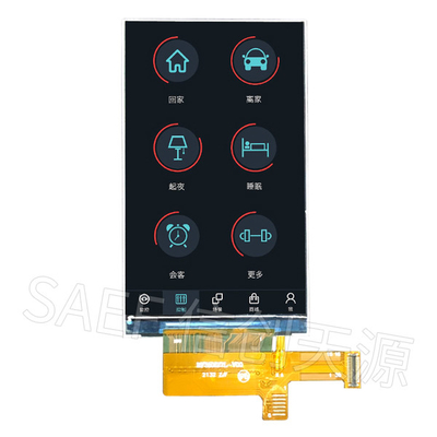relação PPI alto ST7701S da polegada MIPI do LCD 3,1 do toque de 480X800 IPS TFT
