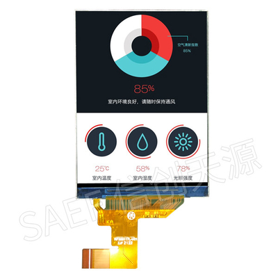 visualização ótica de tela táctil de 480x640 VGA TFT LCD 2,88 polegadas com os 2 pinos da relação 21 da pista MIPI