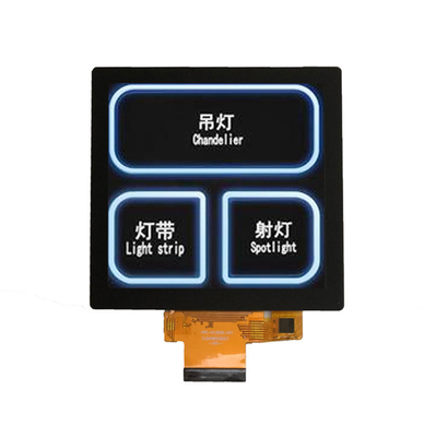 4 polegadas quadradas 480x480 Industrial TFT Display 40 pinos para automação residencial, 4 polegadas quadrado LCD com PCAP Touch
