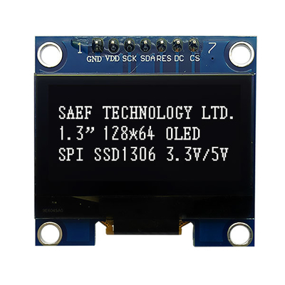 A relação OLED de SPI indica 1,3 o motorista IC da polegada OLED I2c 7 Pin With SH1106