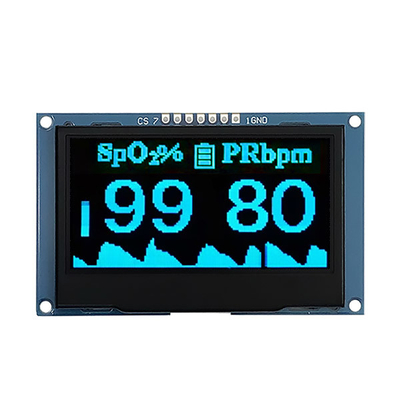 2.42 polegadas 7 pin SPI Interface OLED Control Board SSD1309/SPD0301 Driver IC