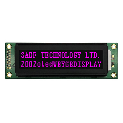 O caráter alfanumérico LCD de VATN indica 20x2 a relação de série do MPU 6800