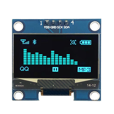 A polegada passiva I2C OLED da matriz 1,3 indica os pinos do PWB 4 da RODA DENTEADA 128x64