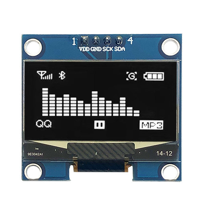 A polegada passiva I2C OLED da matriz 1,3 indica os pinos do PWB 4 da RODA DENTEADA 128x64