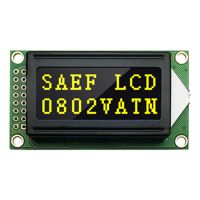 O módulo do LCD do caráter de VATN 8x2 indica os pontos 5×8 com exposição alfanumérica do cursor