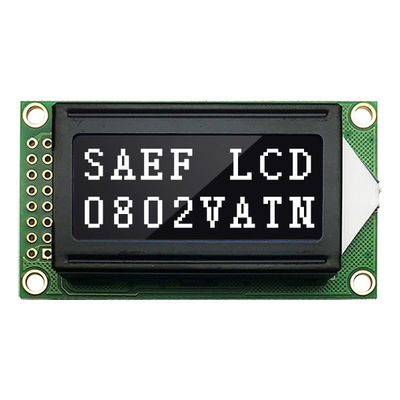 O módulo do LCD do caráter de VATN 8x2 indica os pontos 5×8 com exposição alfanumérica do cursor
