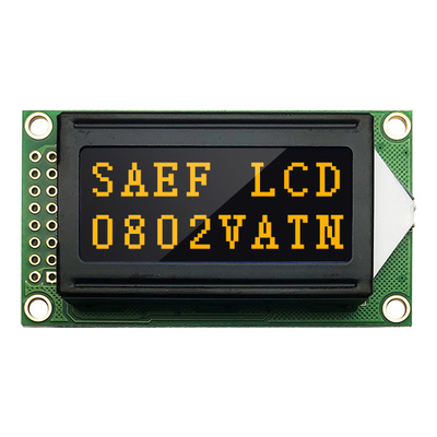 O módulo do LCD do caráter de VATN 8x2 indica os pontos 5×8 com exposição alfanumérica do cursor