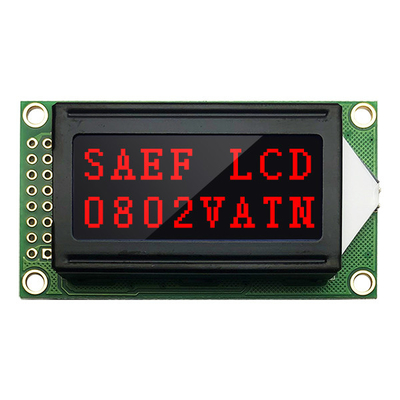 O módulo do LCD do caráter de VATN 8x2 indica os pontos 5×8 com exposição alfanumérica do cursor
