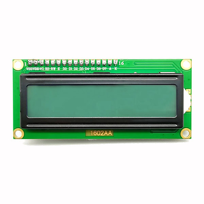 O caráter LCD da relação 16x2 de I2C indica o número de pinos 5V 4 azul
