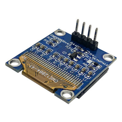 0Módulo de exibição OLED de 96 polegadas Interface I2C, ultra-compacto, alto brilho, grau industrial, opções branco/azul