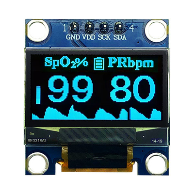 0.96 polegadas OLED Modulo 12864 COG PCB 4 Pins SPI I2C Para Dispositivo Médico