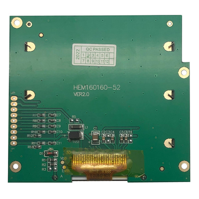 do módulo gráfico ST75161 3.3V VDD SPI da exposição de 160x160 relação positiva FSTN LCD
