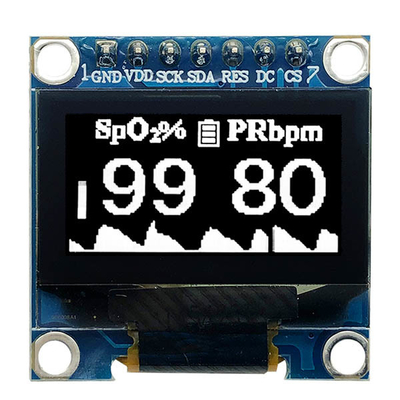 128x64 OLED Display - 0,96 polegadas SSD1306 SPI para IoT e Arduino Projetos