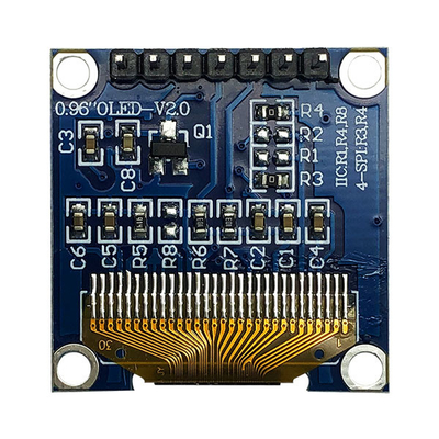 7 pinos 0,96 polegadas OLED Display Module SPI 3V Branco PMOLED Com SSD1306 Driver IC