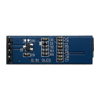 módulo da exposição de 3V 5V 128x32 OLED pinos de 0,91 polegadas 4 com SSD1306 o motorista IC