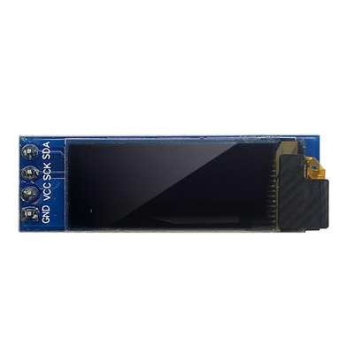 módulo da exposição de 3V 5V 128x32 OLED pinos de 0,91 polegadas 4 com SSD1306 o motorista IC