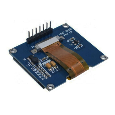 1.54 polegadas OLED Display Module 128x64 SPI Interface Font Branco / Azul