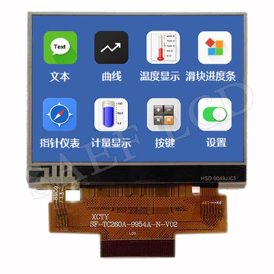 Relação IPS TFT LCD 2,6" de MCU modo de paisagem da polegada 480x320 com RTP