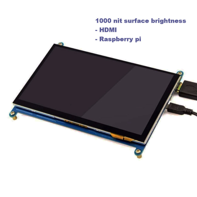 Raspberry PI Display LCD TFT HDMI de 7 polegadas com tela sensível ao toque capacitiva