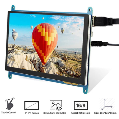 Framboesa Pi4 HDMI exposição 800x480 Dots With Capacitive Touch Panel de TFT LCD de 7 polegadas