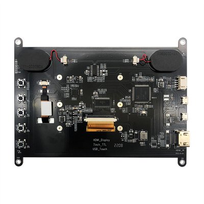 800x480 exposição capacitiva da polegada HDMI do tela táctil 7 compatível com pi da framboesa 3 4 5