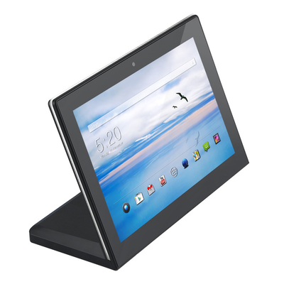 10.1 polegadas Android Touch Screen Display 1280x800 Desktop em forma de L com POE RJ45 Port