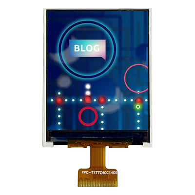1.77' TFT LCD Display SPI Interface W/Anti-Glare Surface, 128x160, touch screen opcional