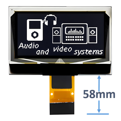 1.3 polegadas OLED Display Module 128x64 16 Pin ZIF Conexão CH1116 Driver
