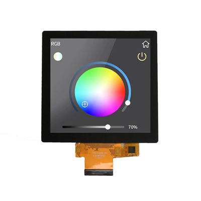 Fornecimento de fábrica 4 polegadas TFT LCD Display Panel 320x320 Tipo quadrado MCU&SPI Interface com CTP