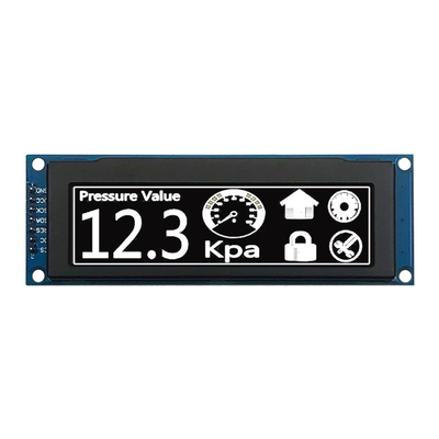 3.12 polegadas Display gráfico OLED 256x64 Dot SPI Interface Fontes brancas/azuis/amarelos/verdes