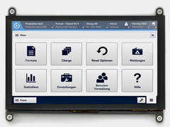 Display LCD de 7 polegadas 1024x600 HDMI PCAP TFT Para aplicações industriais