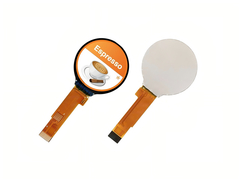 1Display LCD TFT redondo de.28 polegadas - 240x240 SPI, Alta Resolução para Wearables e IoT