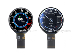 Melhor Display LCD TFT Redondo de 2,48 polegadas 480x480 - Interface SPI+RGB para Wearable & Industrial