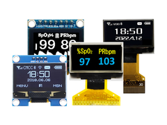 0Display OLED de 96 polegadas - Resolução 128x64, interface SPI/I2C de baixo consumo para IoT e wearables